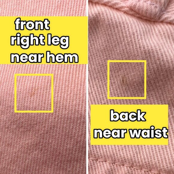 Vintage Hardy Amies Peach High Rise Embroidered Jeans Straight Leg Small - Picture 11 of 11